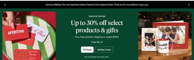 Upgrade your business look this Black Friday- save up to $100 at Vistaprint on business cards, wall calendars and more