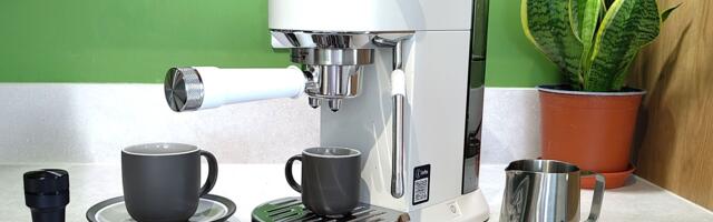 I test coffee makers for a living, and this tiny De'Longhi espresso machine is the only one with a permanent spot on my own kitchen counter