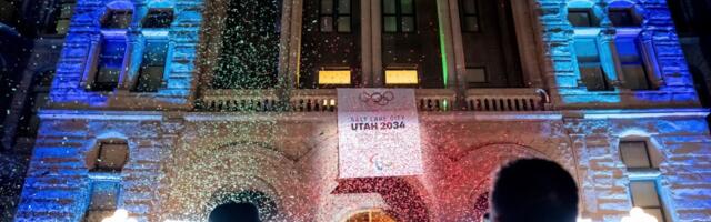 Salt Lake City celebrates announcement that it will host the 2034 Winter Olympics