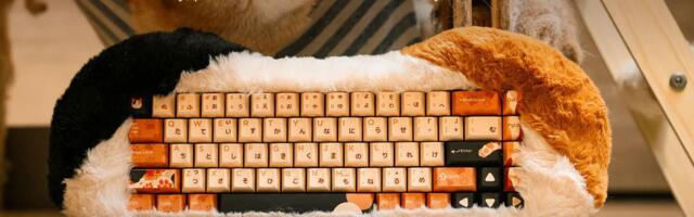 Cat themed fur-wrapped tri-mode keyboard now available for $240 — Petbrick 65 launches in Calico and Odd-eye, but more breeds are on the way