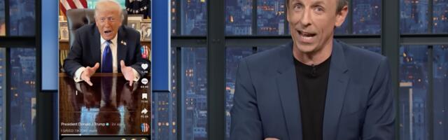 Seth Meyers pokes fun at Trumps return to TikTok
