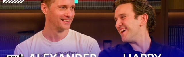 Alexander Skarsgård and Harry Melling reveal the hardest part of making the hot, queer romance Pillion