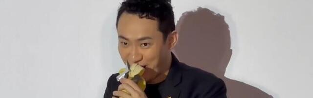 If You Want a Picture of the Future, Imagine Justin Sun Eating a $6 Million Banana—Forever