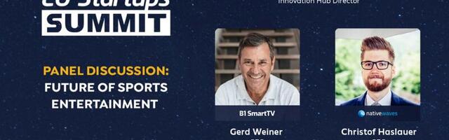 Check out the Future of Sports Entertainment Panel Discussion at this year’s EU-Startups Summit!
