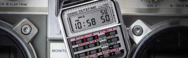 Casio goes back to the ‘80s for its Back to the Future calculator watch