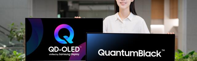 Samsung Display debuts 'QuantumBlack' coating for QD-OLED monitors — screen tech boosts ambient black levels while reducing glare