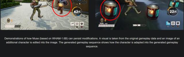 Microsoft Xbox showcases an incredibly impractical AI model for "gameplay ideation"
