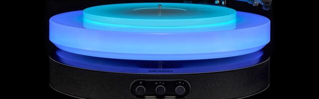 Audio-Technica’s new $9,999 turntable levitates and glows