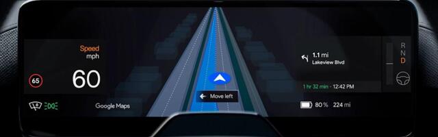 Google Maps is adding live lane guidance for the Polestar 4