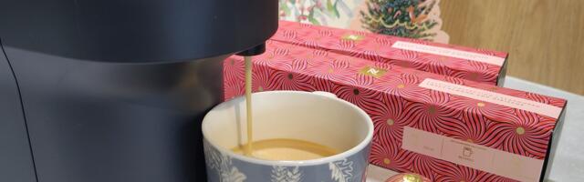 I tried Nespresso's Christmassy new Sweet Almond and Hibiscus coffee, and it was like sipping a marzipan-infused latte