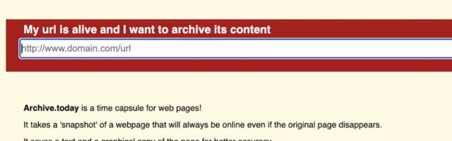 The FBI Is Trying to Unmask the Registrar Behind Archive.Today