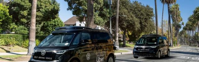 Uber Is Testing Driverless Volkswagen ID. Buzz Vans in Los Angeles