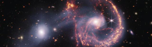 Webb telescope reveals a bridge between 2 galaxies after big collision