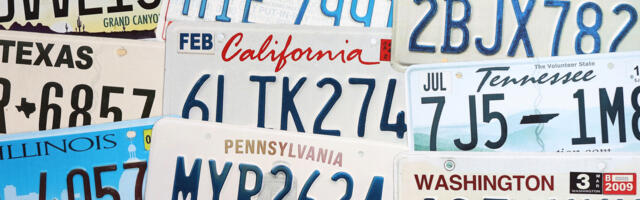This Nostalgic Design Is The United States' Most Popular License Plate
