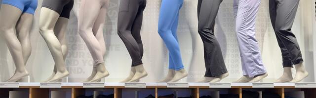 Lululemon says people who buy their sheer leggings should wear skin-toned undies and size up