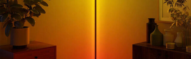 This LED floor lamp can bathe your room in 16 million colors — and you’ll barely know it’s there