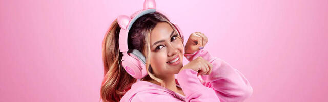 The Razer Kraken Kitty V2 headsets are super cute and on sale
