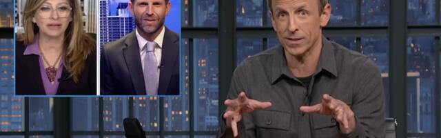 Seth Meyers calls out Eric Trumps $24m Pentagon deal for his robot startup