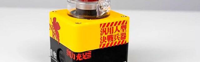 Atomic nuclear bomb launch button lets you power your PC on or off — Evangelion-themed wireless power button is cool and convenient