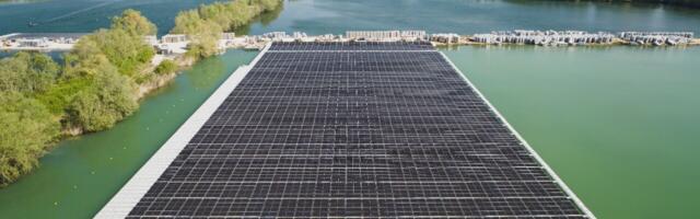 Europe’s biggest floating solar farm could power a large town