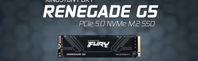 Kingston's Renegade G5 PCIe 5.0 SSD with 14.8 GB/s speeds now available starting at $200 for 1TB