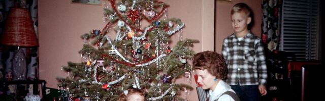 Vintage photos show how people decorated for the holidays over the last 100 years