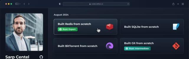 Meet Codecrafters: the upskilling platform trusted by devs from Google, GitHub, and Microsoft