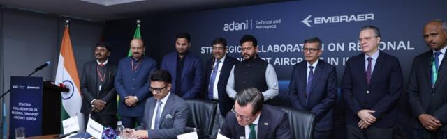 Adani and Embraer to Build Planes in India, Expanding Flights to Smaller Cities