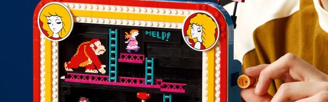 Lego’s Donkey Kong arcade machine lets Mario jump endless barrels — Miyamoto is reportedly happy