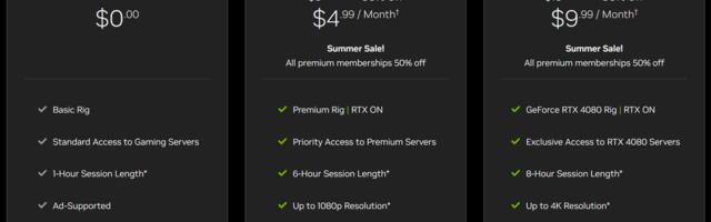 Nvidia cuts GeForce Now pricing in half — Priority and Ultimate memberships 50% off for a limited time