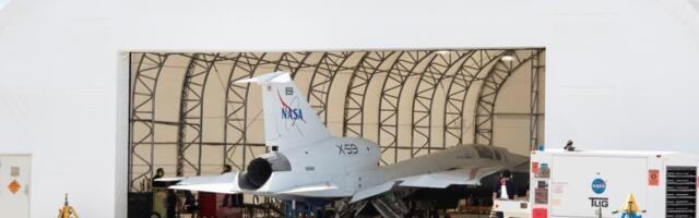 NASA fires up its X-59 quiet supersonic jet engine for the first time