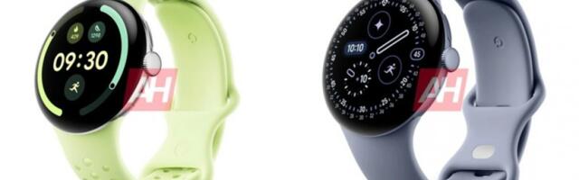 Leaked official renders show the Google Pixel Watch 4 in different colors