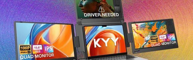 KYY X90G Quad Portable Monitor Extender Review: 3 More Screens