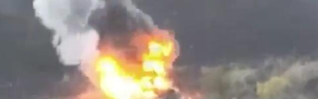 Video shows Ukrainian 'dragon' drone appearing to destroy a Russian tank with 'molten thermite'