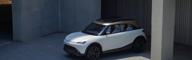 Smart’s Concept #1 is sleek but too damn gold