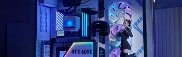 TechTuber builds a PC big enough to live in — humans in this RGB-lit fish tank case look just like figurines