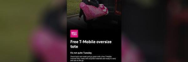 T-Mobile Cutomers, Snag Next Week’s Free Oversized Tote