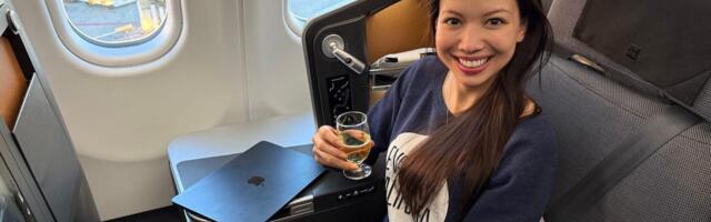 I flew 16 hours in business class with SAS, and was especially impressed by the airline's clever meal service