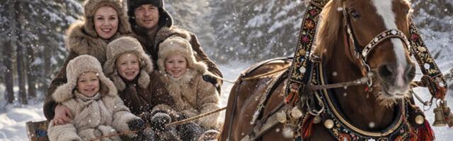 Зимняя фотосессия в русском стиле с ИИ: лучшие промты для нейросети