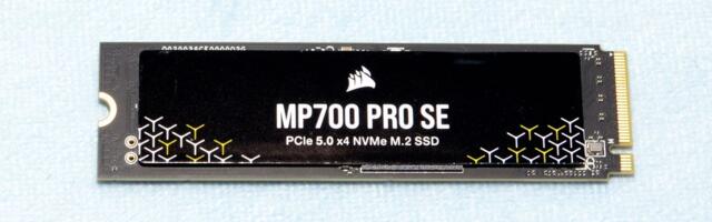 Corsair MP700 Pro SE SSD review: New and improved