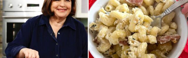 I made Ina Garten's 'grown-up' mac and cheese. It's an easy Thanksgiving side dish that everyone will love.
