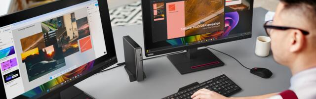 Lenovo goes tiny as it embraces AMD-based Ryzen mini PCs - including one offering venerable VGA and COM ports for legacy applications