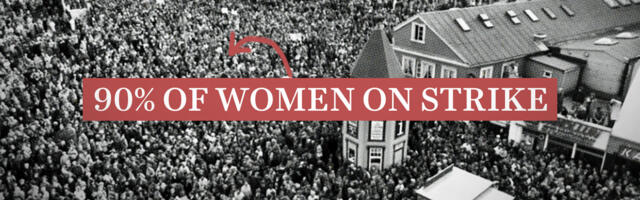 The day women shut down Iceland
