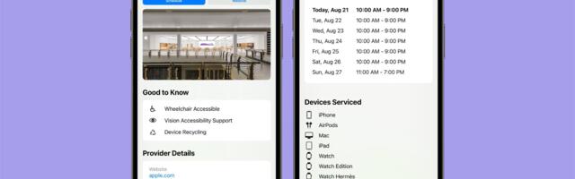 Apple Support App Now Offers More Info on Nearby Locations