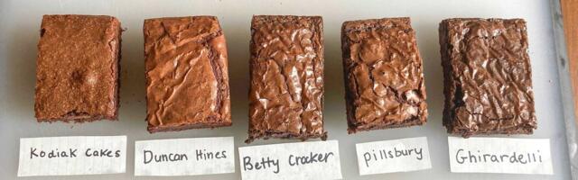 I'm a professional baker. I made 5 brands of boxed brownie mix to see which is the best.