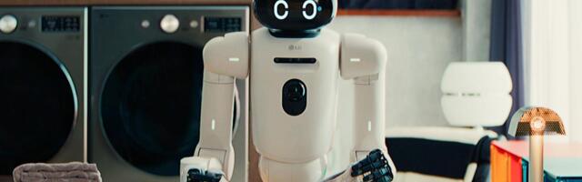 LG says its CLOiD home robot will be folding laundry and making breakfast at CES