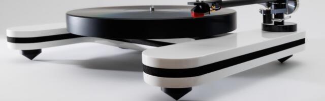 This impossibly cool turntable uses a removable disc instead of any visible controls – it's a weird minimalist dream
