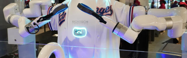 ADAM, the robot bartender, now serving baseball fans at Texas Rangers’ stadium