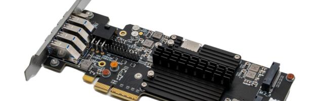 AMD B650 expansion cards hit retail starting at $199 — add four M.2 PCIe 4.0 slots and 11 USB ports to any PC with a PCIe slot
