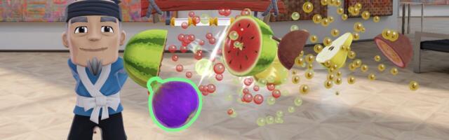 Super Fruit Ninja on Vision Pro Lets Gamers Chop Fruit With Hand Gestures
